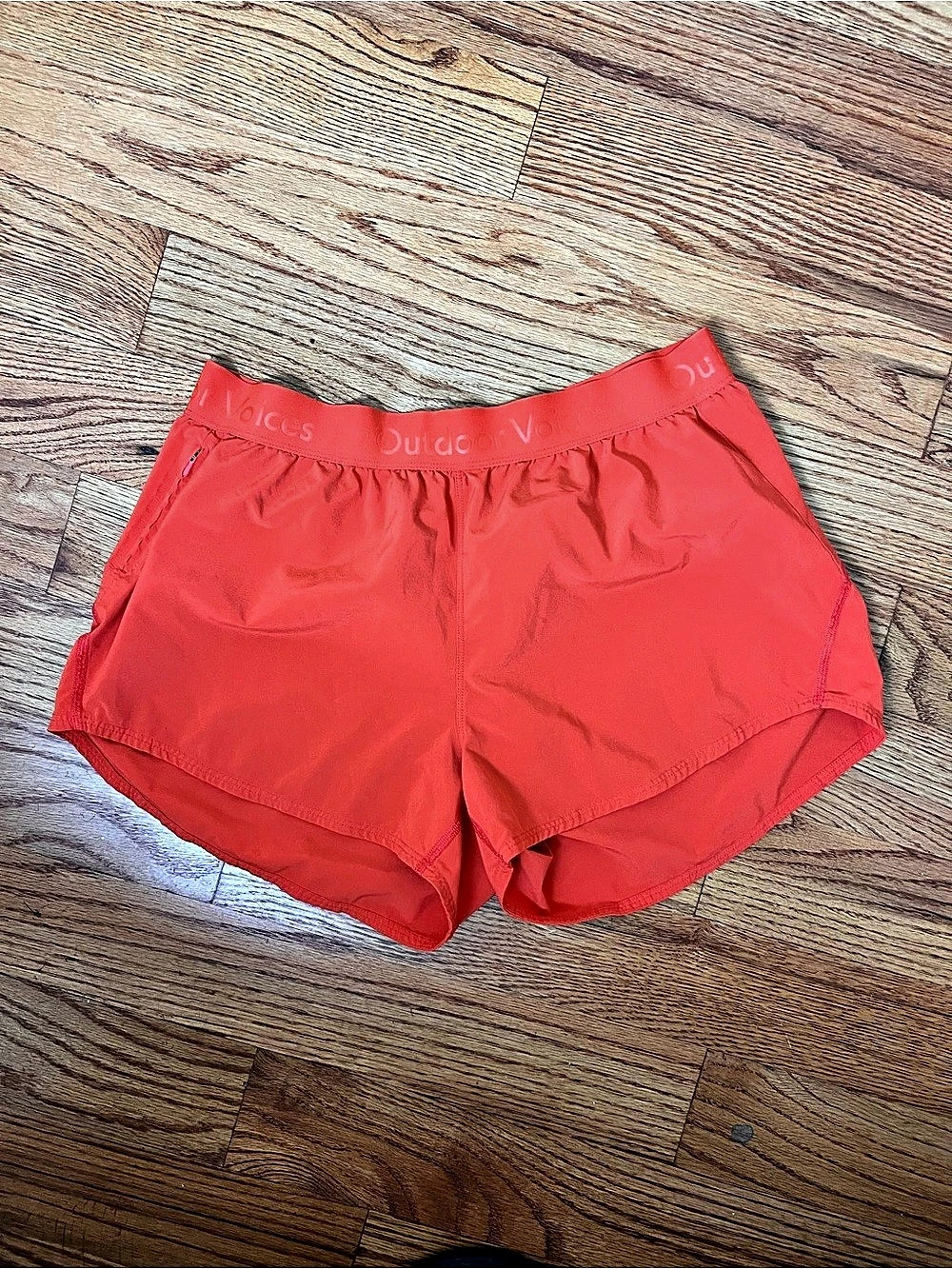 Outdoor Voices  Orange Short Run Shorts Athletic